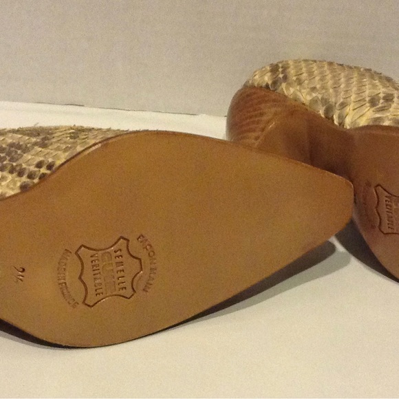 New Sartore Paris Vintage Python Skin Ankle Boots 5.5 Made in France - Picture 2 of 10